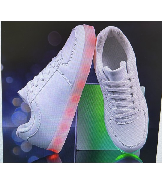 Women’s & Boys LED Sneakers with USB Charging. 8000 Pairs. EXW Los Angeles